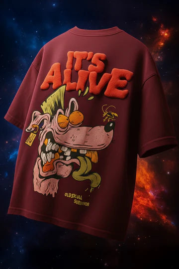 Wandera Original Oversized Typography Brand Printed T-shirt
